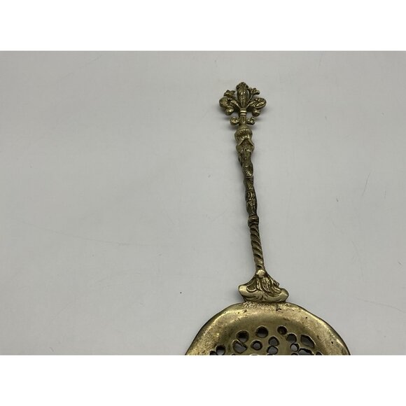 Montagnani Vintage Italian Ornate Brass Serving Pieces Set of 3 Collectible - Picture 9 of 16